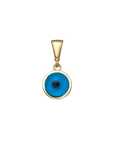 9CT Y/G EVIL EYE 8.00mm