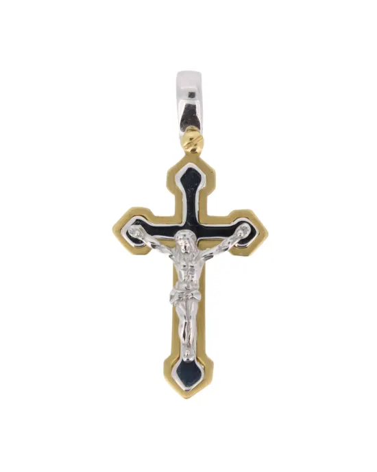 18CT T/T CRUCIFIX