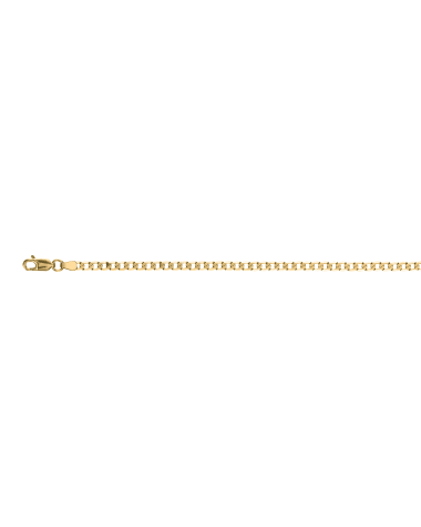 9CT Y/G FLAT CURB 3.30mm/60cm